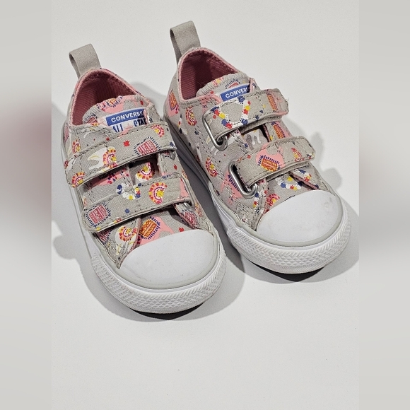 Converse Chuck Taylor AS Llama Party Hook And Loop Toddler Size 6 Girl - Picture 1 of 12